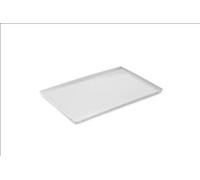 thermohauser Plateau de service en mélamine blanc, 42 x 28 cm