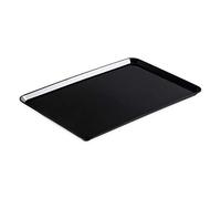 thermohauser Plateau de service en mélamine noir, 42 x 28 cm