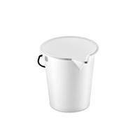 thermohauser Seau gradué en polyéthylène basse densité avec bec verseur Diamètre 28 cm 10 l
