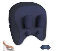 ThermoKnead Neck & Shoulder Massager, Neck & Shoulder Massager with Heat, Four Titanium Massage Nodes, 3 Modes 42°C Heat, for Home/Office (Black)