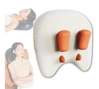 ThermoKnead Neck & Shoulder Massager-ThermoKnead 4D Neck Massager-Four Titanium Massage Nodes, 42°C Precision Heat, 3 Adaptive Modes & Strength Levels for Deep Tension Relief (White)