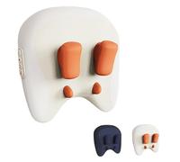 ThermoKnead Neck & Shoulder Massager, ThermoKnead 4D Neck Massager, Four Titanium Massage Nodes, Three Modes 42°C Precise Heat, Deeply Relax Necks and Reduce Facial Problems (White)