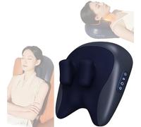 ThermoKnead Neck & Shoulder Massager, ThermoKnead 4D Neck Massager, Three Modes and Strengths, Deeply Relax Necks and Reduce Facial Problems, 42°C Precise Heat (Blue)