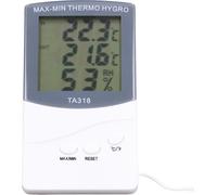 Thermom?tre num?rique pour l'int?rieur et l'ext?rieur, 25 % HR ? 98 % HR �C 50 ? 70 �� avec sonde, grand appareil de mesure de la temp?rature et de l'humidit ?