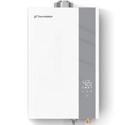 ThermoMate ECO Indoor Chauffe-eau instantané à méthane 12 litres(20 mbar), ErP/Low Nox Chauffe-eau au gaz naturel indépendant de l'air ambiant, chauffe-eau à gaz pour cuisines et salles de bains