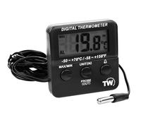 Thermometer World Thermomètre digital pour réfrigérateur/congélateur avec fonctions d’alarme et réglage de température max./min.