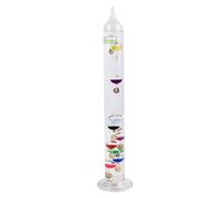 Thermomètre à 5 boules flottantes colorées, 11 po, 280 mm, thermomètre d'intérieur pour bureau, objet déco en verre pour la maison, cadeau original pour le bureau et la maison, à offrir