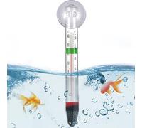 Thermomètre à aquarium thermomètre en verre de poisson en verre submersible avec sursis à pêche la ventouse