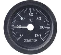 Thermomètre à capillaire à encastrer 0 à 120 °C Ø 52 mm