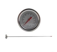 Thermomètre à compost avec sonde de 50 cm de long, jauge de sol en acier inoxydable, pour compostage à poils profonds, grand jardin résistant à l'humidité