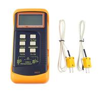 Thermomètre à deux entrées de haute précision pour la fonte des métaux céramiques et applications industrielles Thermographe thermique numérique