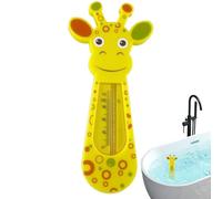 Thermomètre à eau bébé | Beau thermomètre de baignoire pour bébé girafe - Thermomètre flottant de jouet de piscine de baignoire pour le bain infantile d'enfant en bas âge