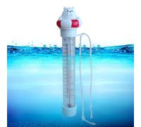 Thermomètre À Eau Flottant - Mètre De Température De Piscine, Capteur De Température Numérique Solaire | Thermomètre Sans Fil Pour Bain À Remous Et Piscine, Grand Dimens Écran LCD