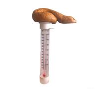 Thermomètre à eau flottant pour piscines et spas avec motif divertissant et jauge Fahrenheit Celsius facile à lire