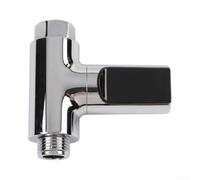 Thermomètre à eau LED avec écran 5-85 °C auto-alimenté Moniteur de débit rotatif à 360° Affichage de la température en temps réel pour douche Robinet de salle de bain Argent (première génération)