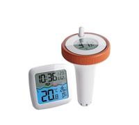 Thermomètre à Eau Thermomètre De Piscine Sans Fil, Capteur De Température D'eau Flottant Avec Récepteur LCD For Piscine, Baignoire, Aquarium, Spa, Étang À Poissons