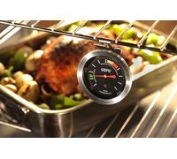 Thermomètre à four - Gefu - MESSI - Argent - Indication température idéale - 50-300°C