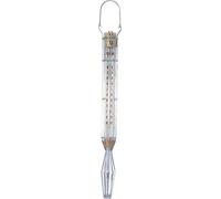 Thermomètre à sucre +80°C à +180°C, dans une cage en fil métallique, longueur : 375 mm