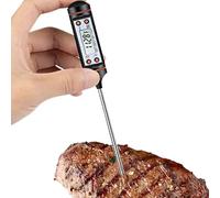 Thermomètre À Température De Viande - Indicateur De Sonde Numérique, Dispositif De Lecture Instantanée | Étendez Du Capteur De Cuisson, Outil D'écran Réversible Pour Barbecue ,