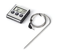 Thermomètre à Viande Numérique Sonde De Température De Viande électrique Thermomètre Alimentaire Avec Fonction De Minuterie Pour Fumoir Four à Barbecue Ustensiles De Cuisine