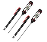 Thermomètre à viande numérique, thermomètre alimentaire 2PCS, sonde numérique WT-1 pour la cuisson, lecture instantanée pour la cuisine, le gril, l'eau, le lait, la confiture, les boissons, la cuisso