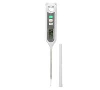 Thermomètre à Viande Numérique Type de Sonde Jauge de Température Électronique avec Écran LCD Lecture Rapide et Précise pour la Cuisson Griller Cuisson BBQ HT690 Plastique ABS
