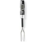 Nedis Thermomètre à viande Réglage température Écran LCD 0-110 °C Noir/Argent