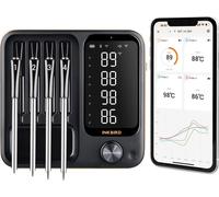 Thermomètre à viande sans fil, 4 sondes, connexion WiFi et Bluetooth, 4 sondes