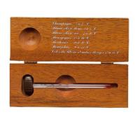 Thermomètre à vin - STIL - Coffret bois massif - Chambrage facile - Dimensions L190xL70 - Poids 238g