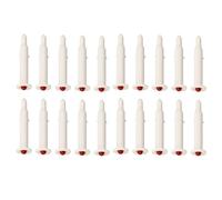 Thermomètre à volaille Thermomètre à poulet rôti Compteur de température de cuisson jetable pour la cuisson de dinde boeuf porc plastique 45 x 12 mm 20 pièces