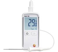 Thermomètre agroalimentaire avec sonde raccordable d'immersion type T, K, plage de mesure -50 bis +3