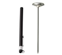Thermomètre Alimentaire Mini en Acier Inoxydable, pour Café et Lait | Clip de Poche, Utilisation Simple, Lecture Précise, Cuisine Maison, Restaurant, Hôtel et Café