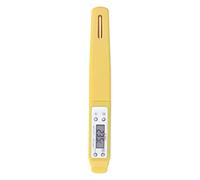 Thermomètre Alimentaire Numérique, Sonde Haute Précision, Style Stylo Jaune - Calibration Automatique, Lecture Instantanée, Parfait pour Cuisine et Barbecue (Jaune)