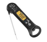 Thermomètre Alimentaire - Sonde De Viande | Thermomètre À Affichage LCD BBQ À Lecture Instantanée Instant Liad Instant Pour Grill | Air Fryer Griddle Griddle Probe Kitchen | Compteur De Température Av