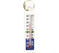 Thermomètre analogique de réfrigérateur à ventouse -30 à 40 degrés Thermomètre analogique Grand cadran Congélateur Thermomètre mécanique sans cellule de refroidissement précise Thermomètre plastique