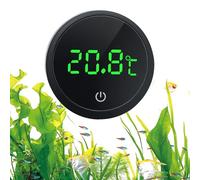 Thermomètre Aquarium, Mini Thermomètre d'Aquarium Numérique avec Ecran Tactile, Affichage LED,Batterie Remplaçable Thermometre Eau sans Fil pour Marine, Eau Doucee, Aquarium