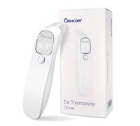 Thermomètre Auriculaire et Frontal, Berrcom Thermometre Médical sans Contact, Thermomètre Numérique à Infrarouge pour Enfants et Adultes avec Lecture Instantanée, Alarme de Fièvre