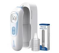 Thermomètre Auriculaire Haute Précision, Berrcom Thermomètre Médical Avec Technologie de Sonde Préchauffée Pour Adultes et Bébés, Guide de Température par Tranche d'âge, Lecture Instantanée