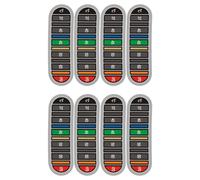 Thermomètre autocollant pour tasses à café, thermomètre à eau, bande de température, autocollant pour bouteilles de lait, thermomètre de café, bande liquide, haute viscosité