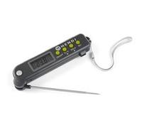 Thermomètre avec sonde repliable 160x40x(H)25 mm Hendi Noir
