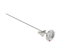 Thermomètre avec support amovible pour mesurer la température de l'huile pour frire, griller, pâtisserie, travail du sucre (40 cm)