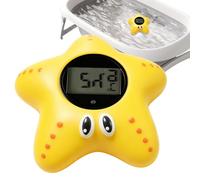 Thermomètre Bain Enfant - Affichage LCD Précis Jouet Sécurisé | Dispositif Bébé Flottant Avec Alerte Couleur | Écran Intelligent Large, Mesure Eau 0-80°C - Pour Nourrisson, Matière ABS