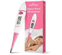Thermomètre Basal Digital pour la Prédiction de la Fertilité et le Suivi de la Température - Thermomètre Basal Précis Rose