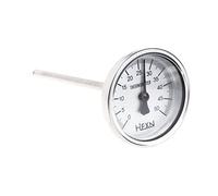 Thermomètre bimétallique 50/100/150/200/300 ℃, jauge de surveillance de la température en métal pour usage industriel de pipelines