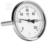 Thermomètre BITH100 120/C/63MM AXIAL 63812