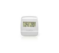 Thermomètre Blanc Hygromètre Numérique Humidité Intérieur