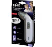 Braun ThermoScan 3 Contact Blanc Oreille