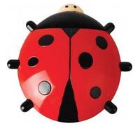 Thermomètre coccinelle - L 4,6 x l 17 x H 17,1 cm - Rouge Rouge G