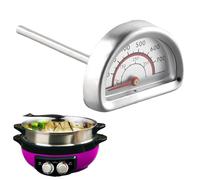 Thermomètre compatible avec four Omnia, thermomètre Omnia, thermomètre de four intérieur, thermomètre de four précis, en acier inoxydable, pour accessoires Omnia, thermomètre de cuisine avec sonde de