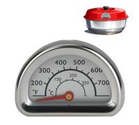 Thermomètre Compatible avec Omnia, Thermomètre De Four En Acier Inoxydable Avec Sonde De 7 Cm, 0-400 °c, Thermomètres De Cuisine, Thermomètres De Grill, Alimentaire Accessoires